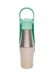 Ollie Dog Water Bottle: Green