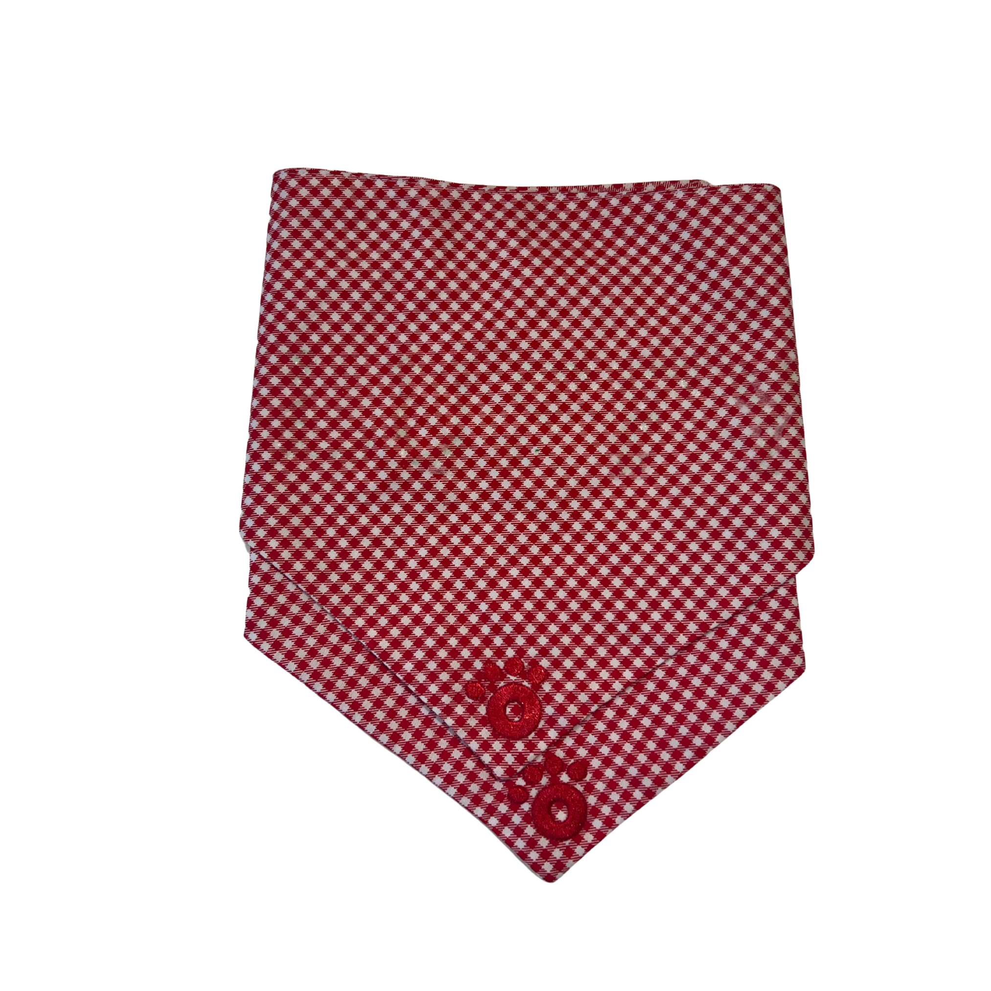 Ollie Bandana: Checkered Red