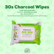 Puppaholic: Charcoal Pet Wipes (30 sheets)