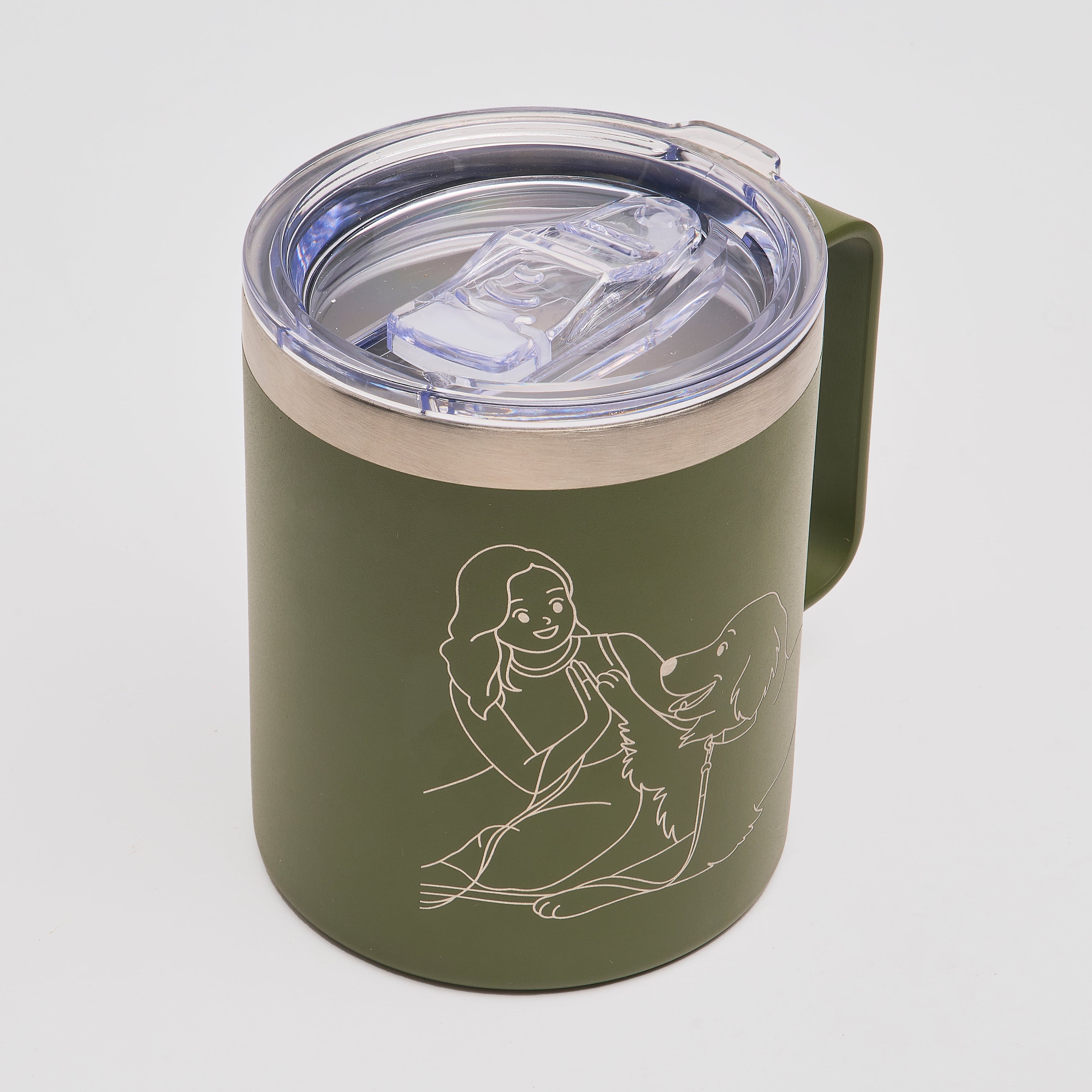 Ollie: Mug (12oz) - Forest Green