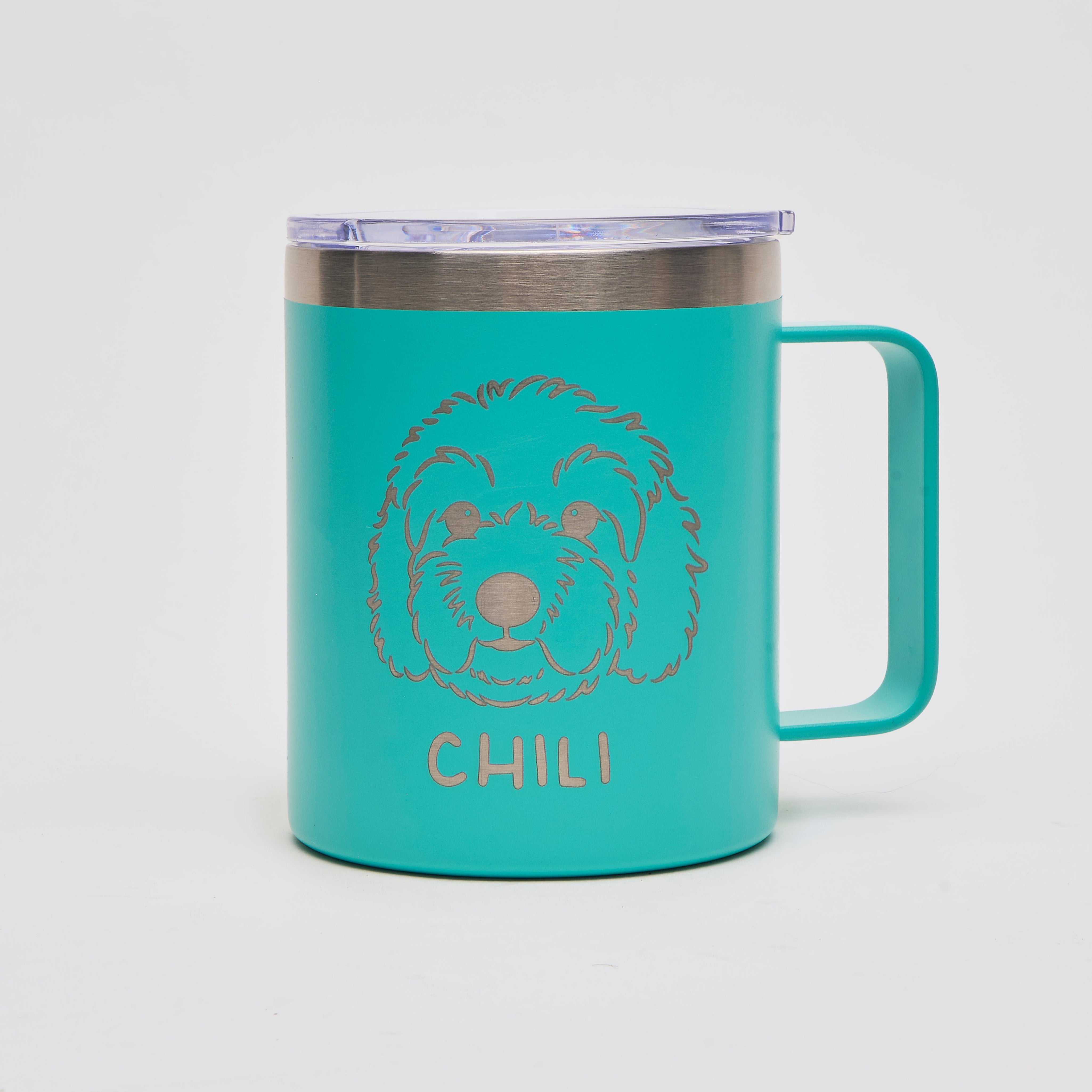 Ollie: Mug (12oz) - Aqua