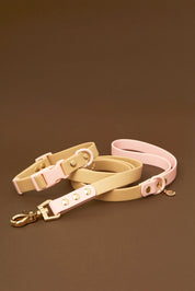 Ollie Walkies Classic - Collar and Leash Set - Cinnamon