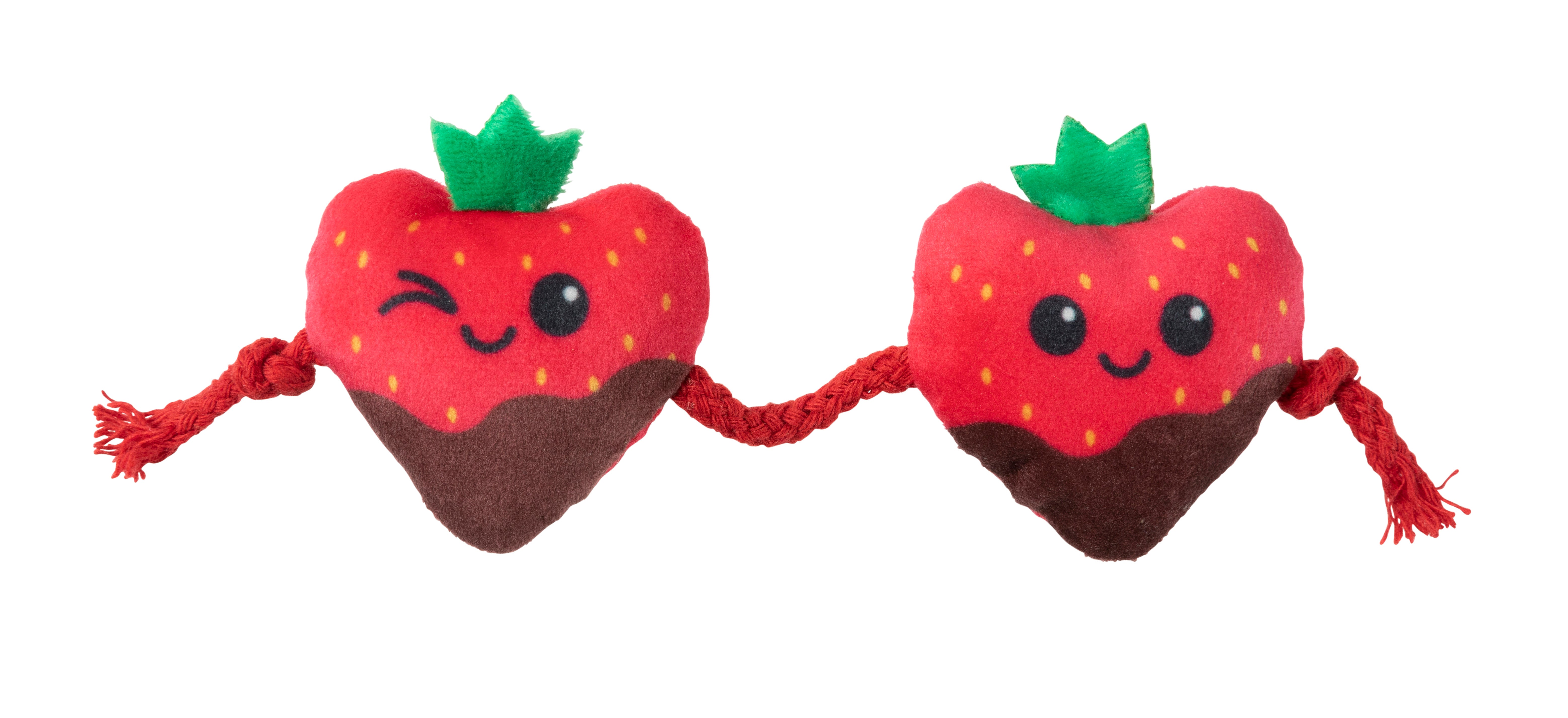 FuzzYard Strawberry Hearts String (Cat Toy) – Ollie Bowls
