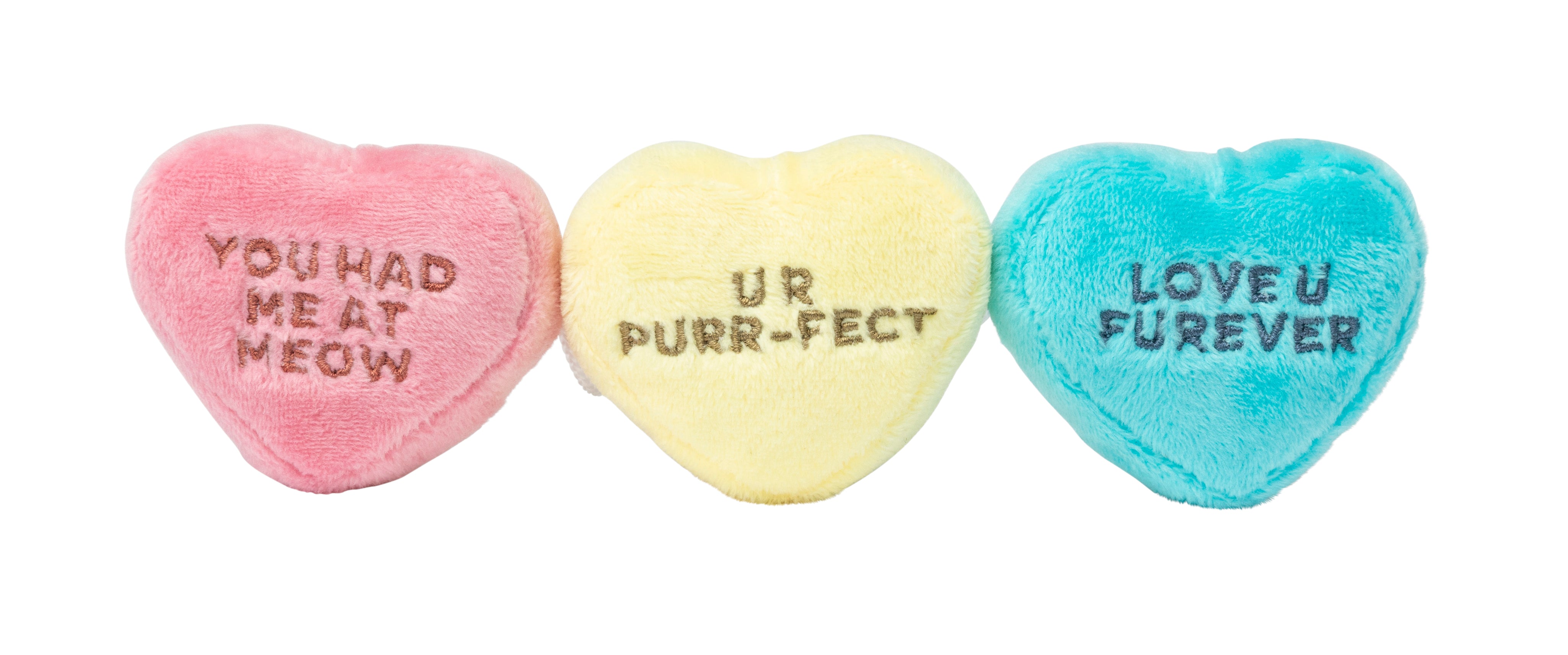FuzzYard - Candy Hearts (Cat Toy)