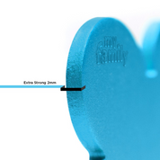 MyFamily Pet Tag: Basic Aluminum Light Blue Big Bone