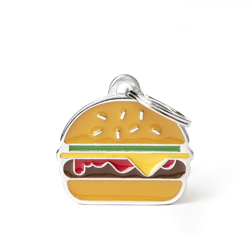 MyFamily Pet Tag: Food Burger