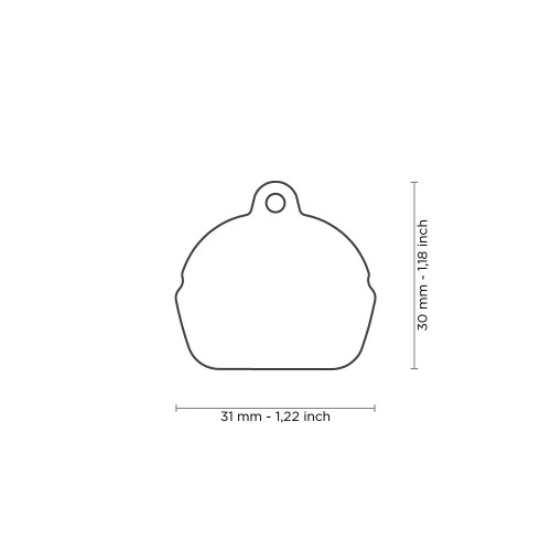 MyFamily Pet Tag: Food Burger