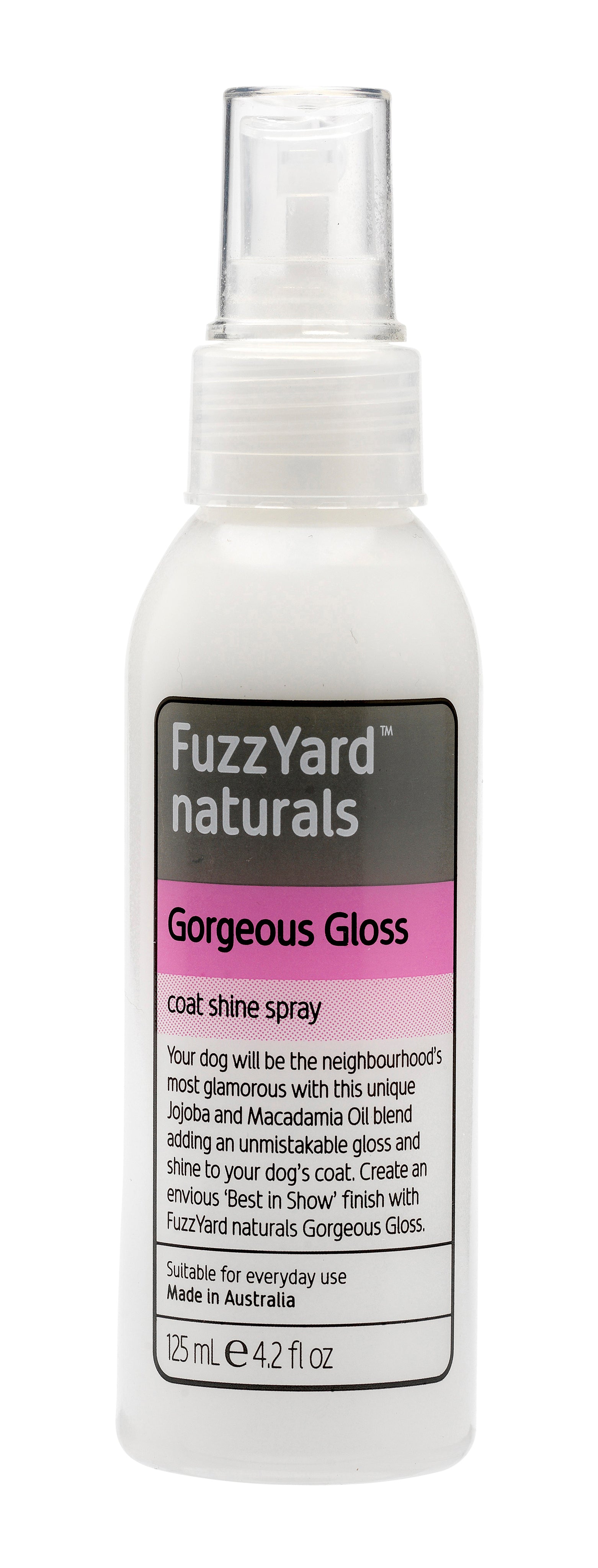 FuzzYard - Gorgeous Gloss, Coat Shine Spray (125ml)