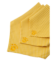 Ollie Bandana: Checkered Yellow