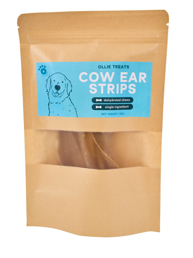 Ollie Treats: Cow Ear Strips