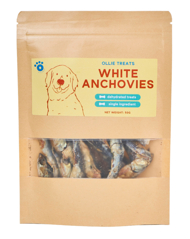 Ollie Treats: White Anchovies