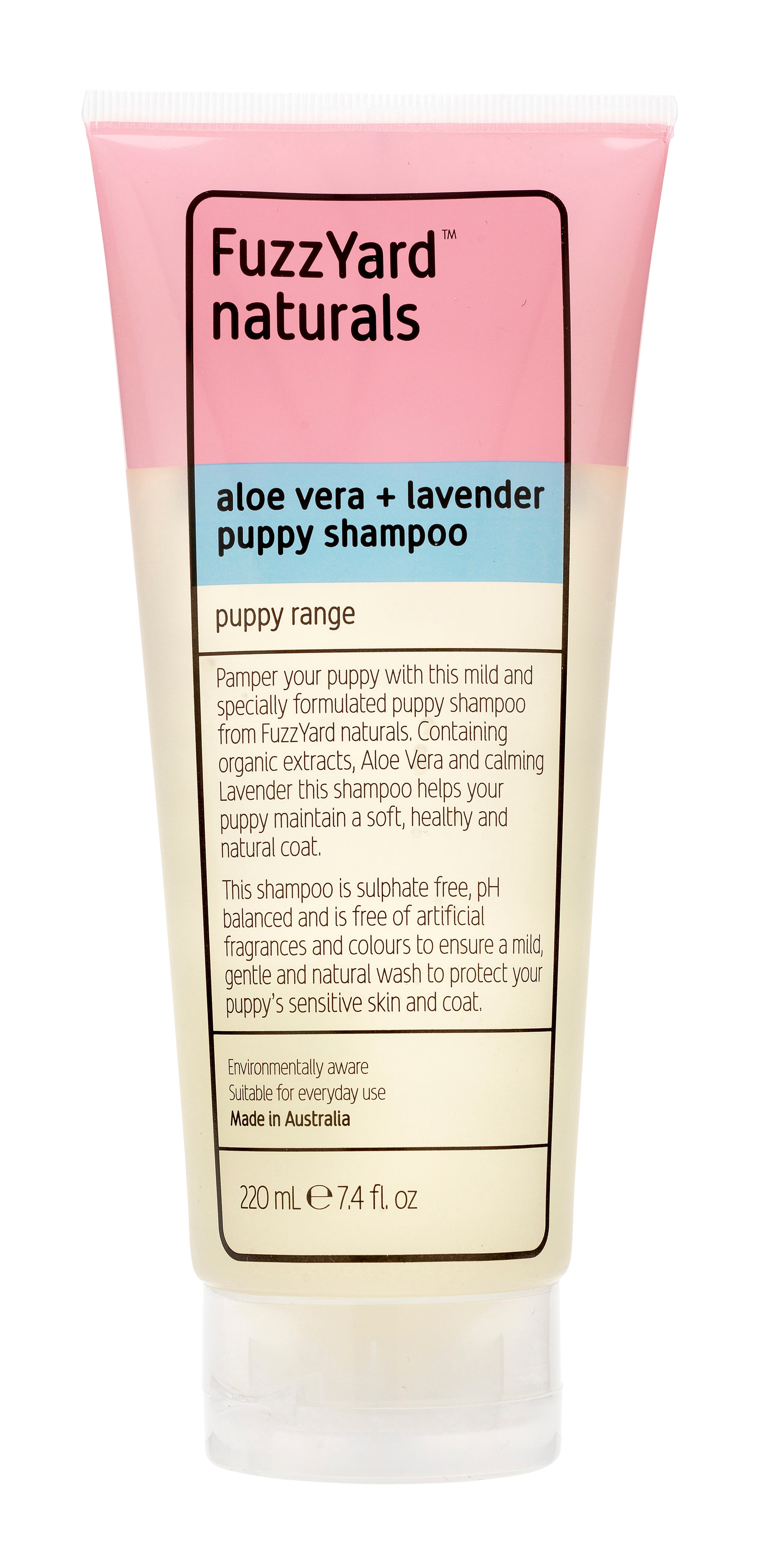 FuzzYard - Puppy Shampoo - Aloe Vera + Lavender (220ml)