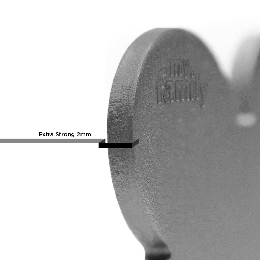 MyFamily Pet Tag: Basic Small Aluminum Gray Bone
