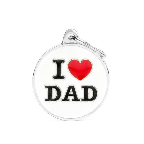 MyFamily Pet Tag: Charms I Love Dad