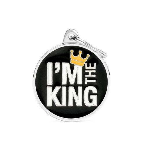 MyFamily Pet Tag: Charms I'm the King