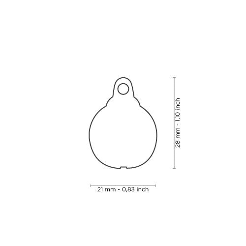 MyFamily Pet Tag: Charms Lady Bug