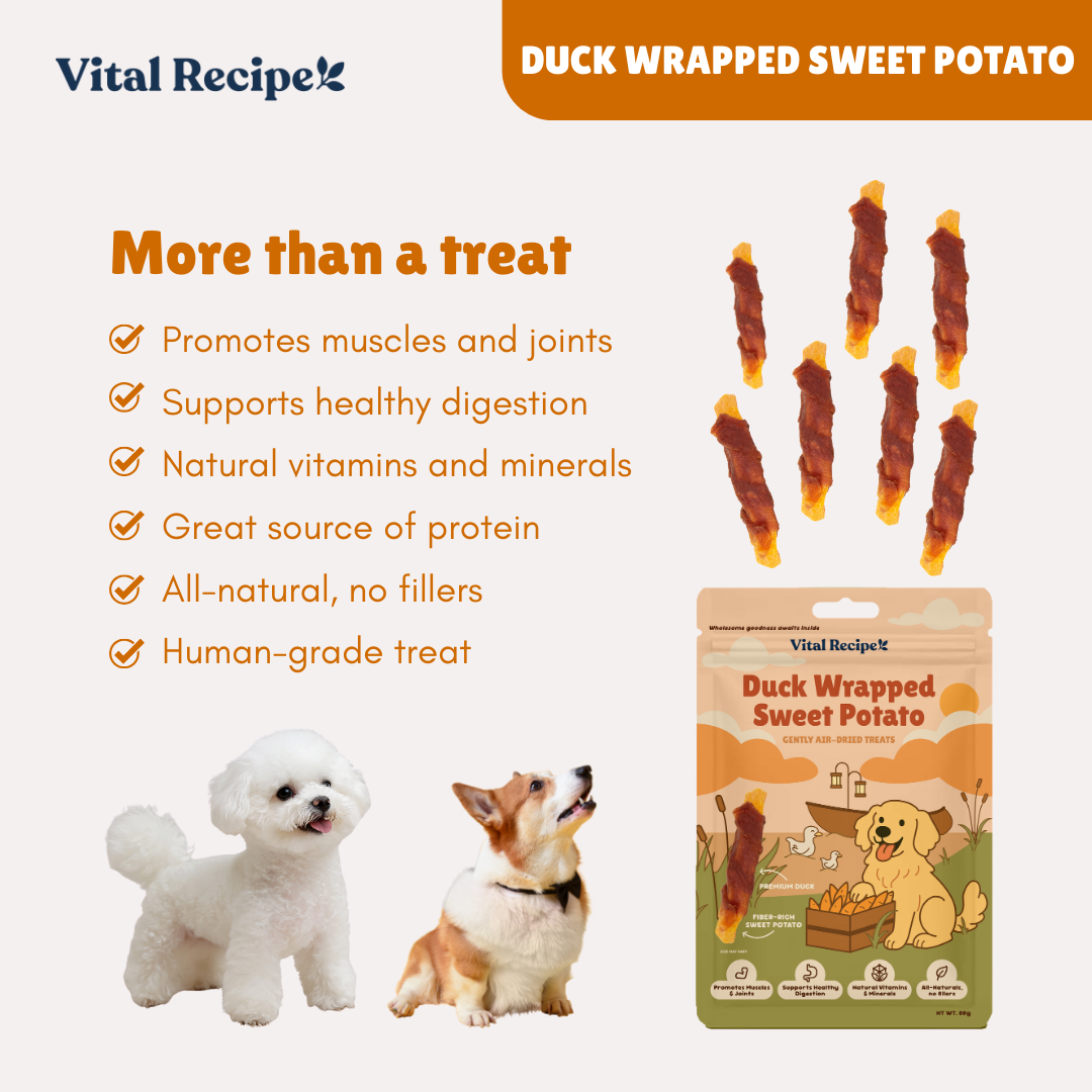 Vital Recipe - Duck Sweet Wrapped Potato