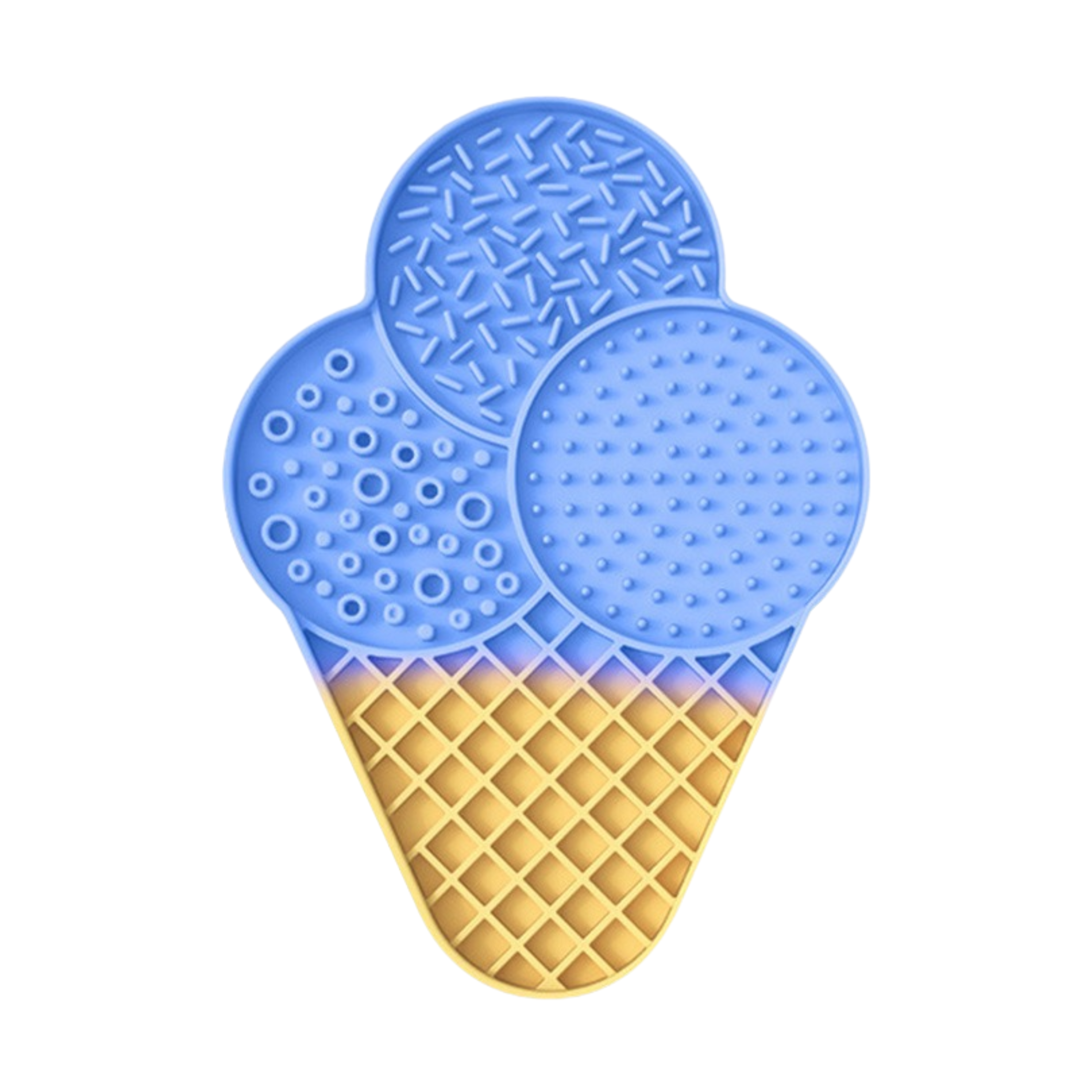Ollie Licki Mat: Ice Cream - Blue & Yellow