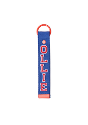 Ollie Bag Tag: Blue and Orange