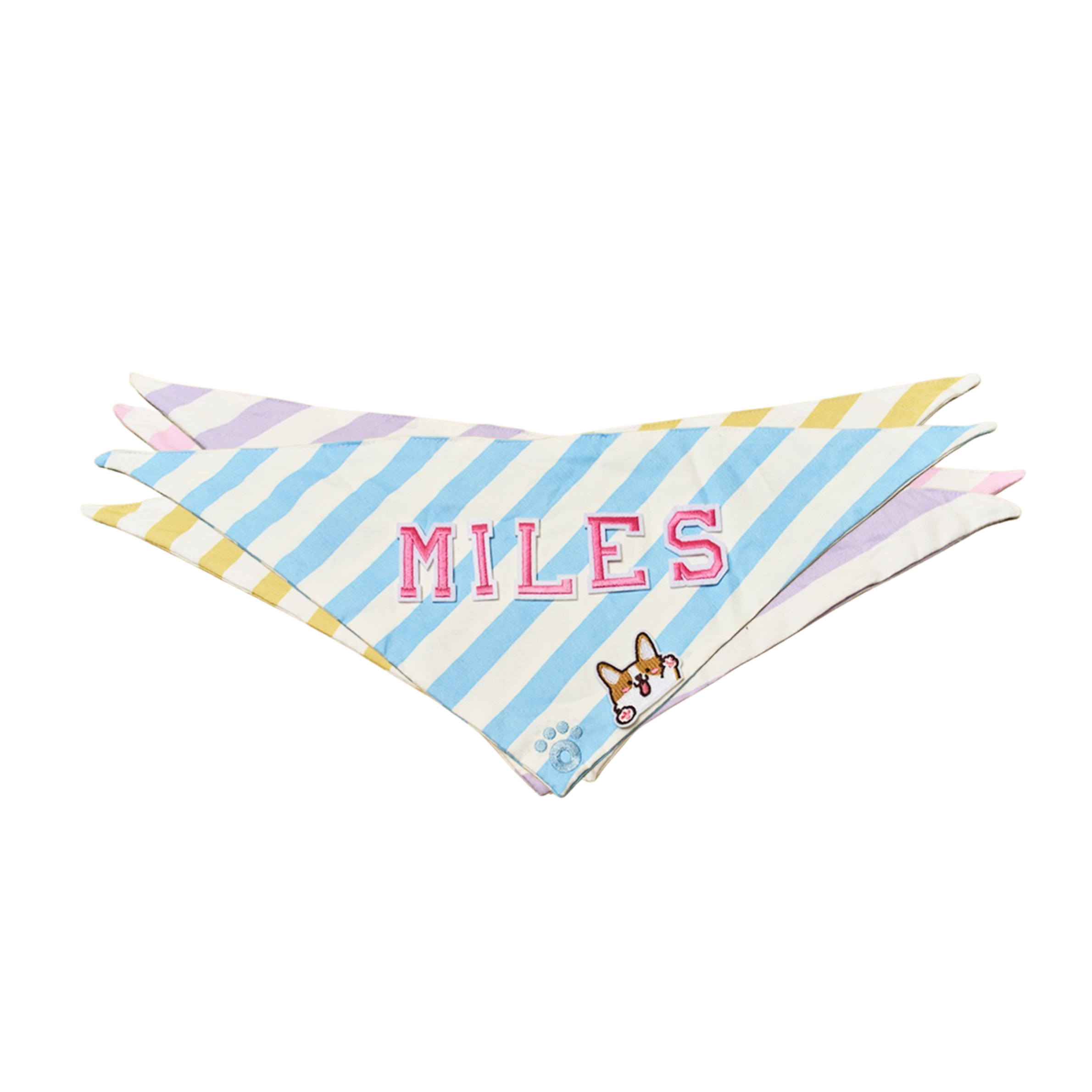 Ollie Bandana: Stripes Blue