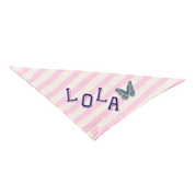 Ollie Bandana: Stripes Pink