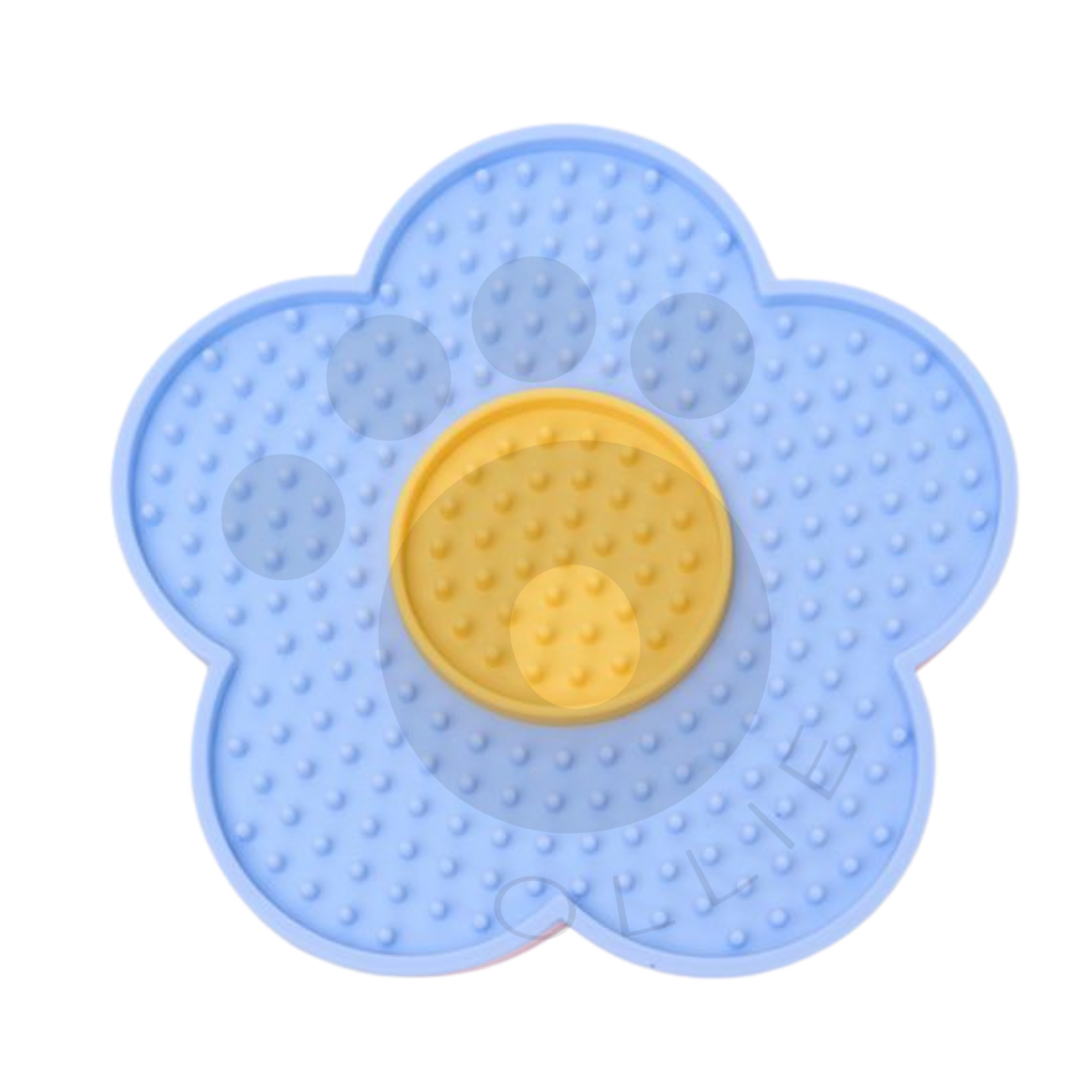 Ollie Licki Mat: Flower - Blue