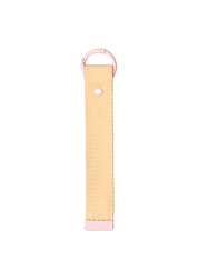 Ollie Bag Tag: Light Yellow and Pink