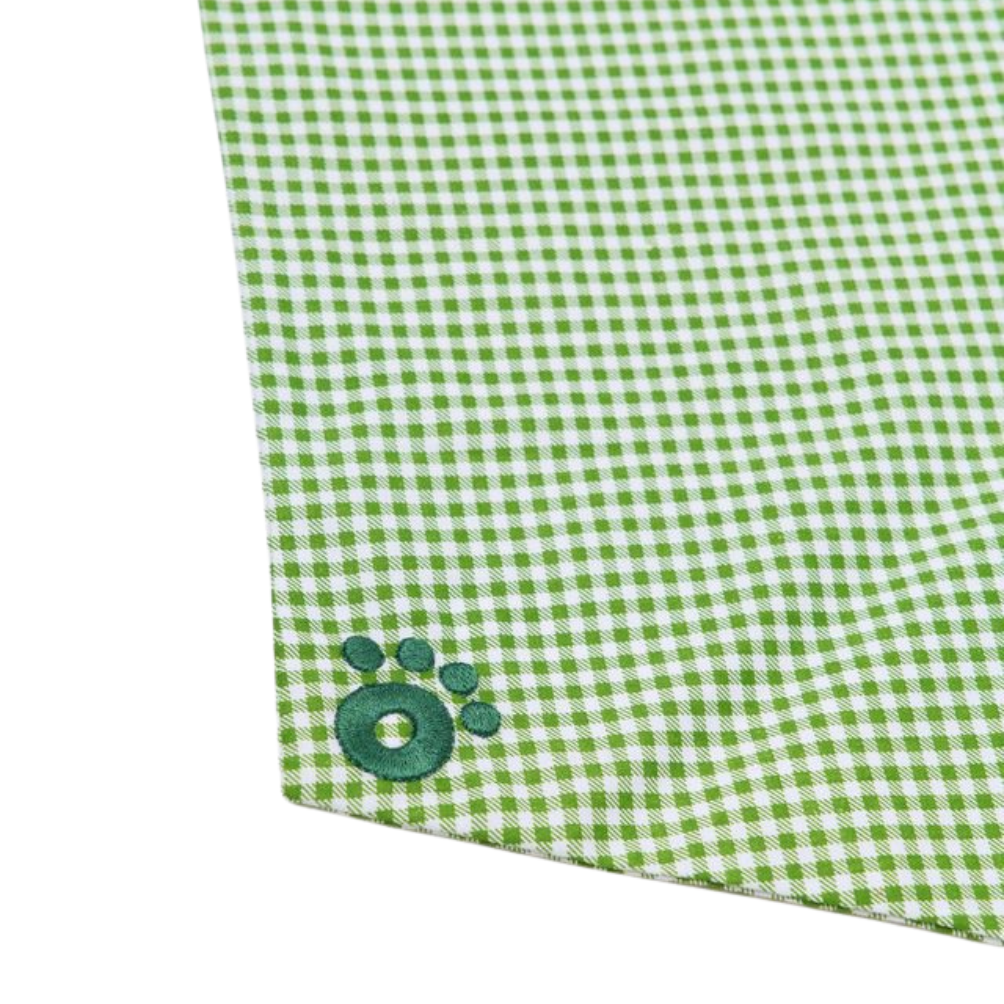 Ollie Bandana: Checkered Green