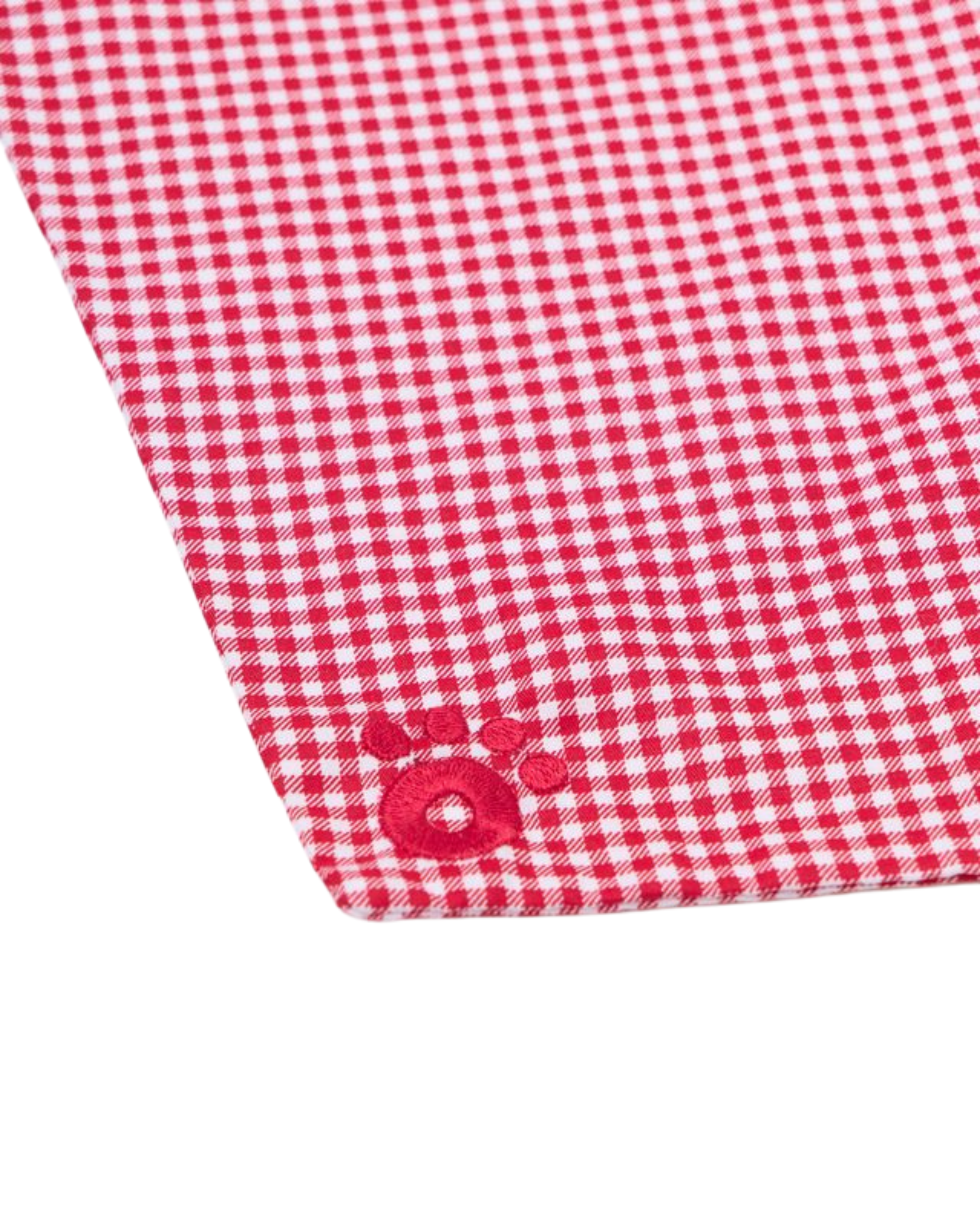 Ollie Bandana: Checkered Red
