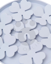 Ollie Licki Mat: Round Clover - Blue