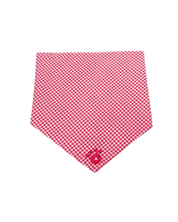 Ollie Bandana: Checkered Red