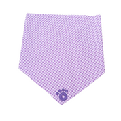 Ollie Bandana: Checkered Purple
