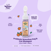 WP Probiotic Waterless Pet Shampoo (Citrus Cedar) 200ml