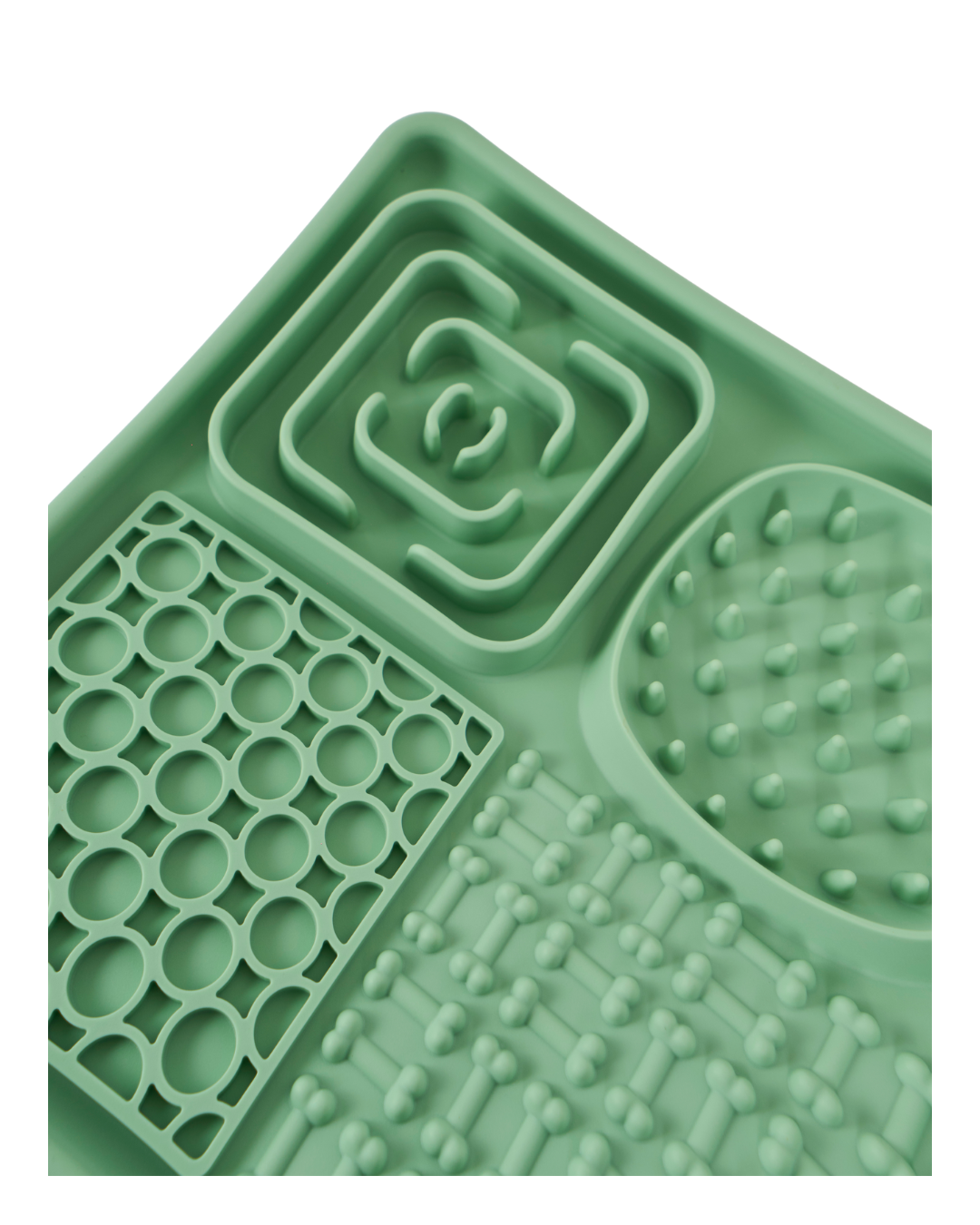 Ollie Licki Mat: Square - Sage Green