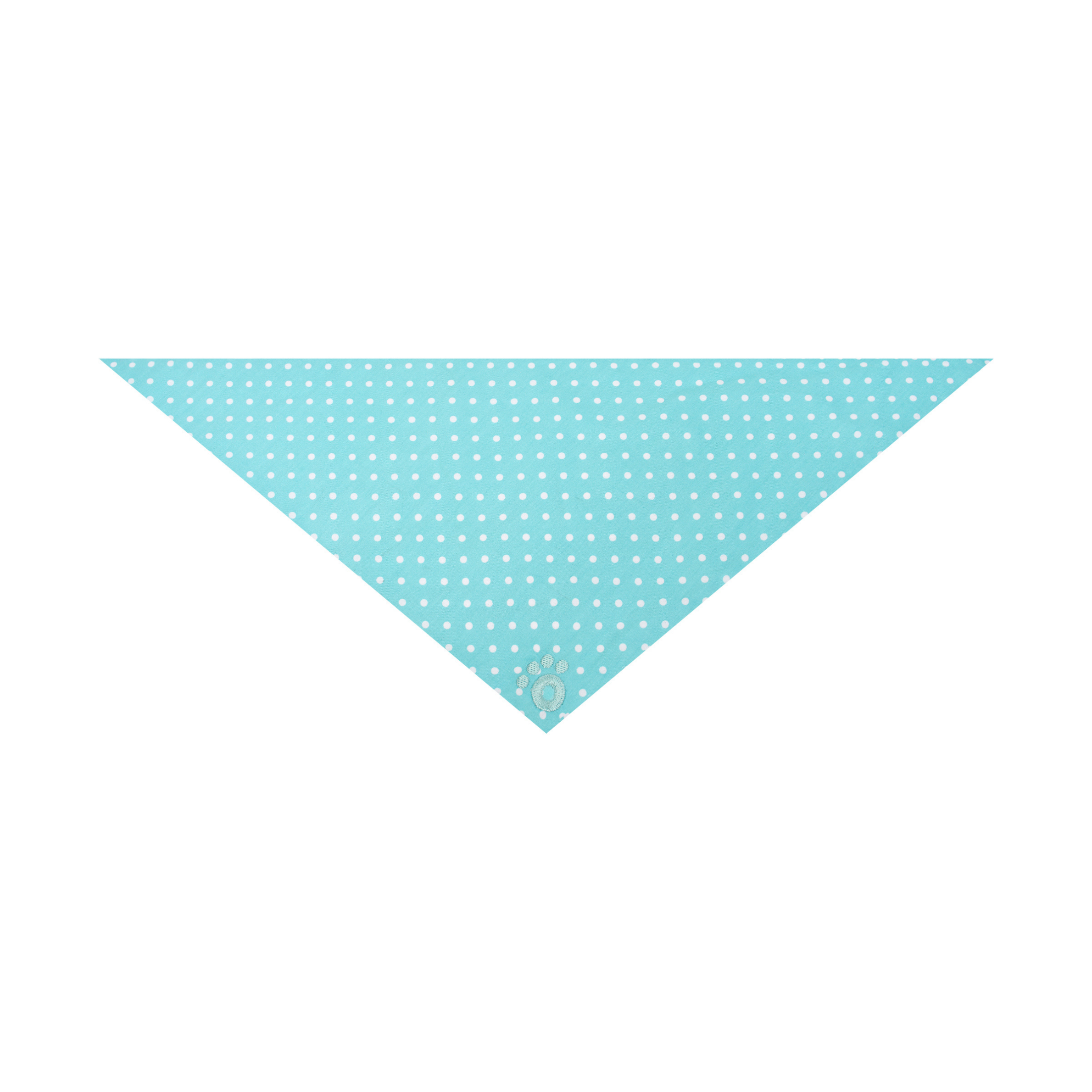 Ollie Bandana: Polka Teal Green