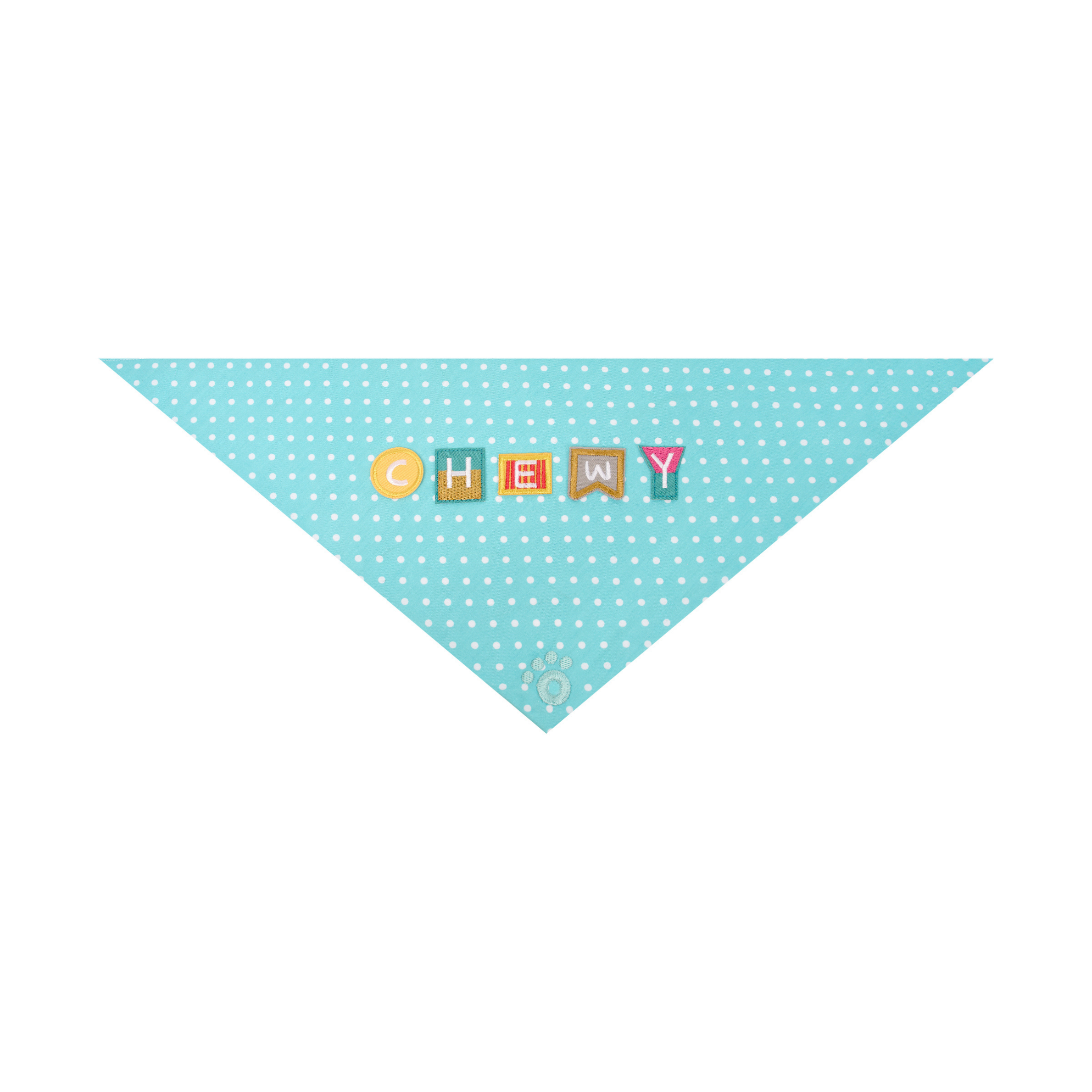 Ollie Bandana: Polka Teal Green
