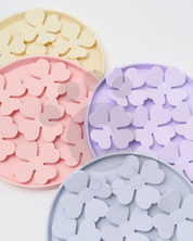 Ollie Licki Mat: Round Clover - Blue