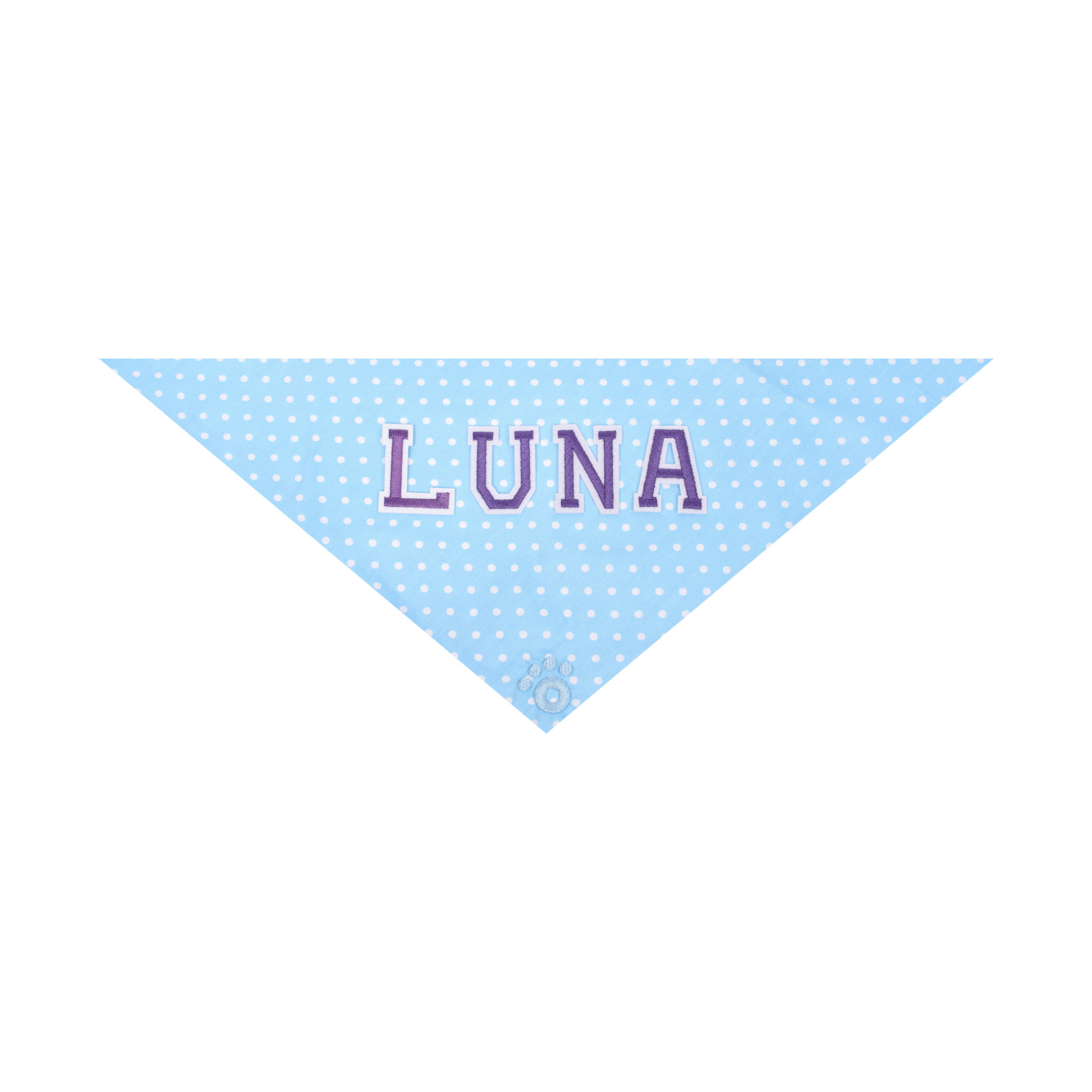Ollie Bandana: Polka Blue