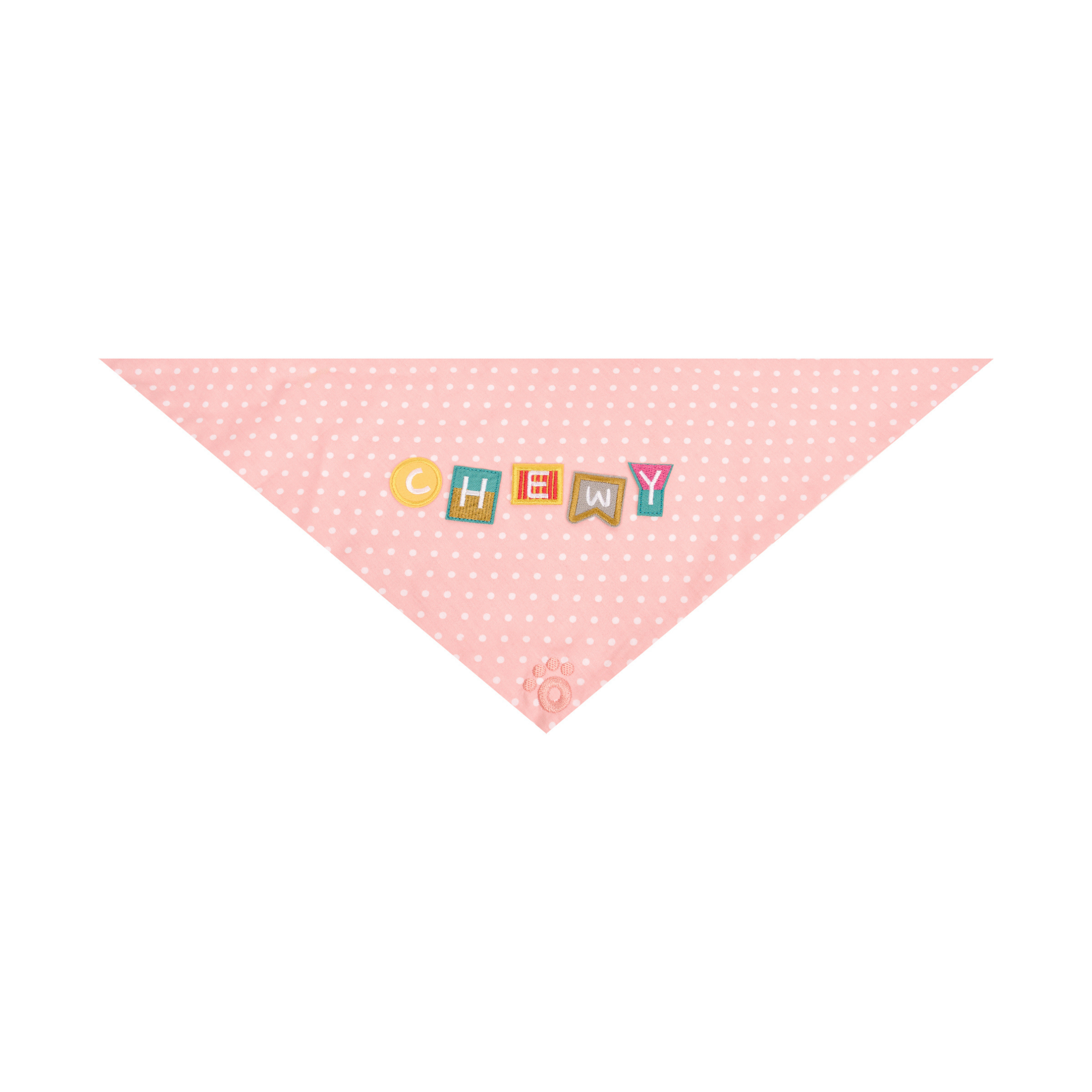 Ollie Bandana: Polka Peach