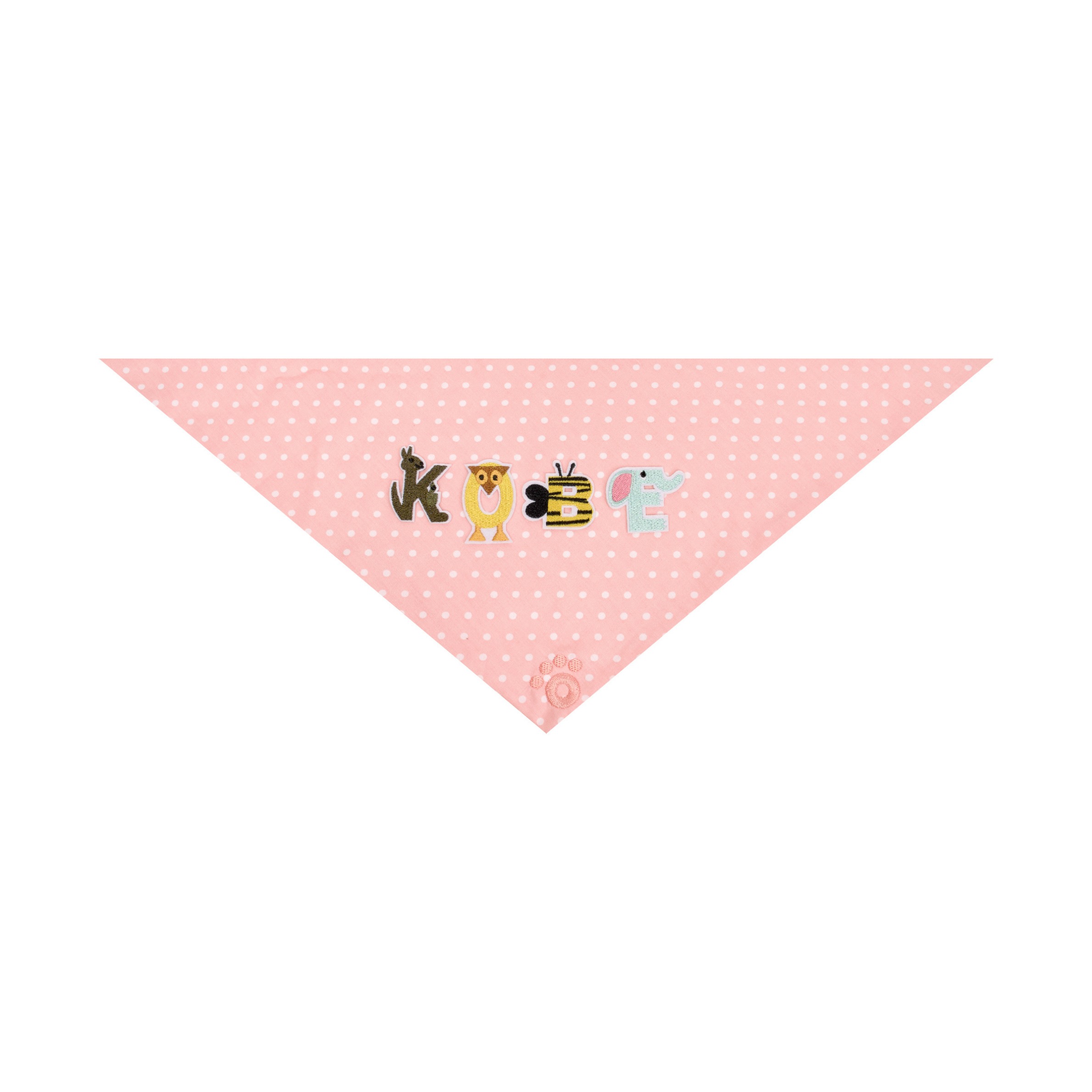 Ollie Bandana: Polka Peach