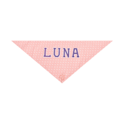 Ollie Bandana: Polka Peach