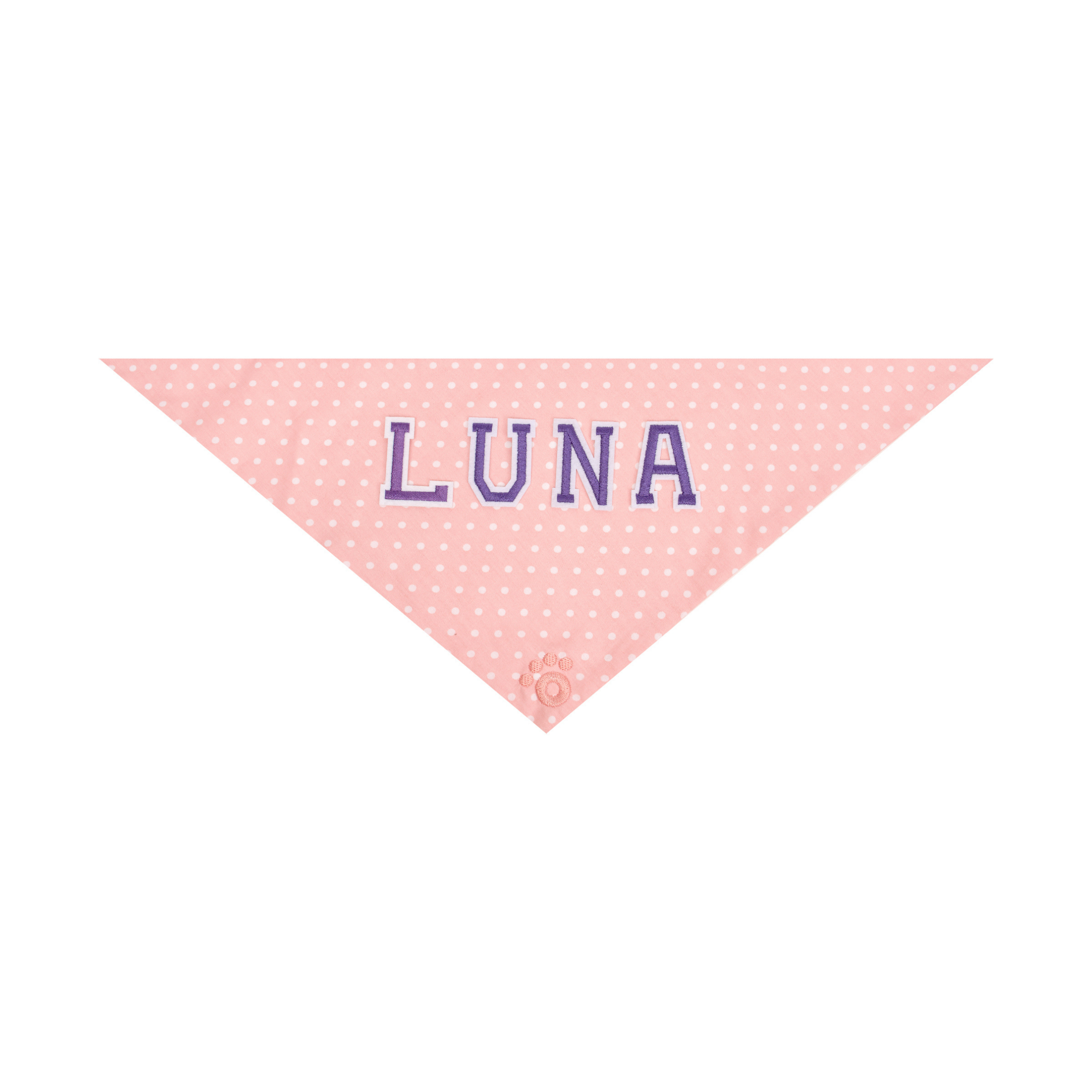 Ollie Bandana: Polka Peach