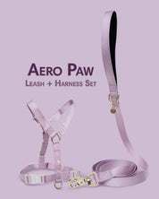 Ollie Walkies: Aero Paw - Harness and Leash Set - Amethyst