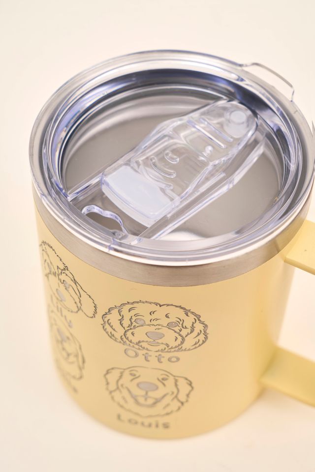 Ollie Mug: Pastel Yellow (12oz)