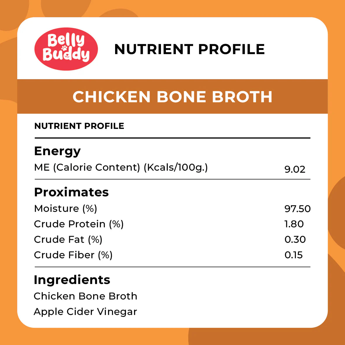 Belly Buddy: Chicken Bone Broth 100ml