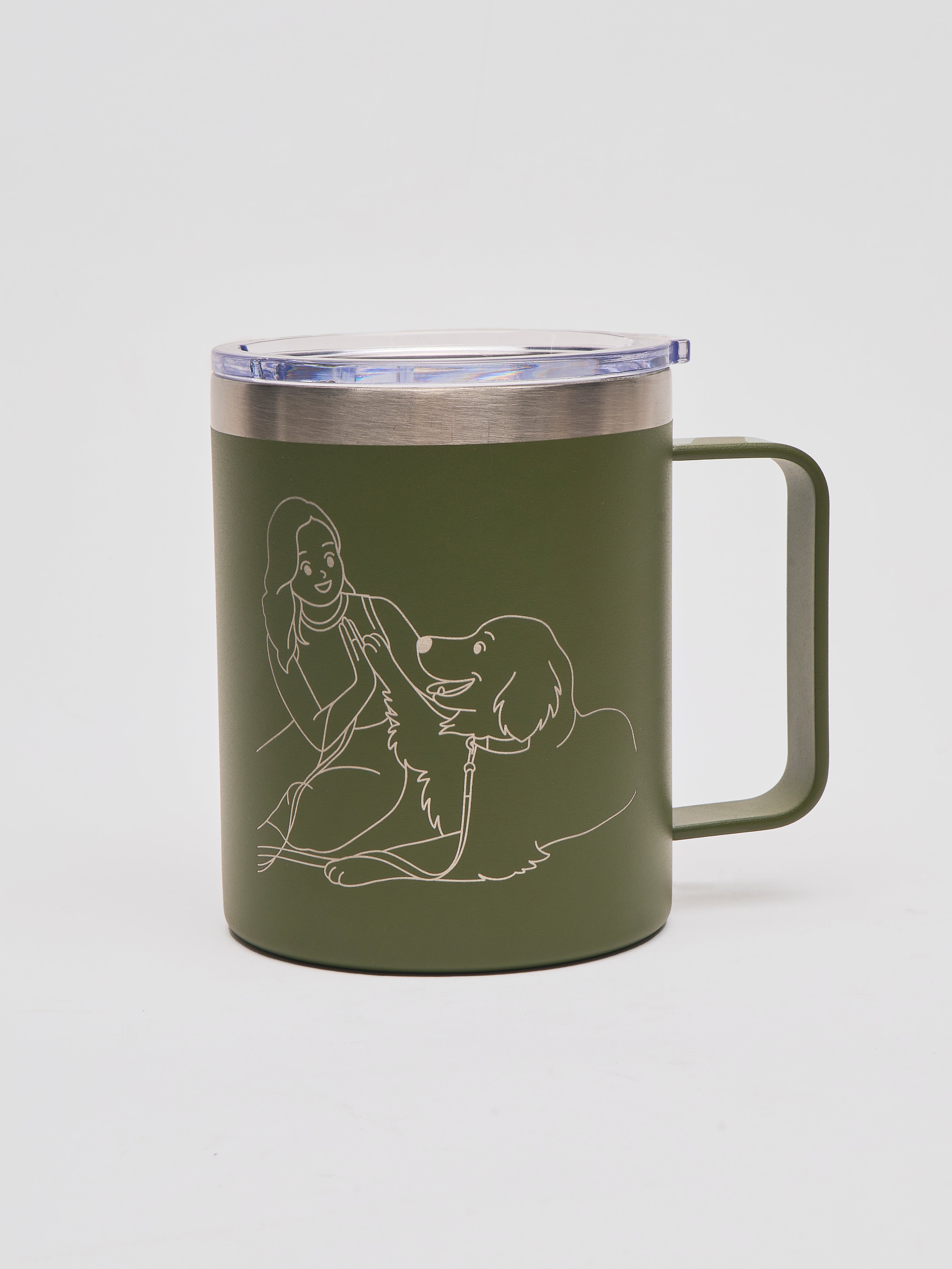 Ollie: Mug (12oz) - Forest Green