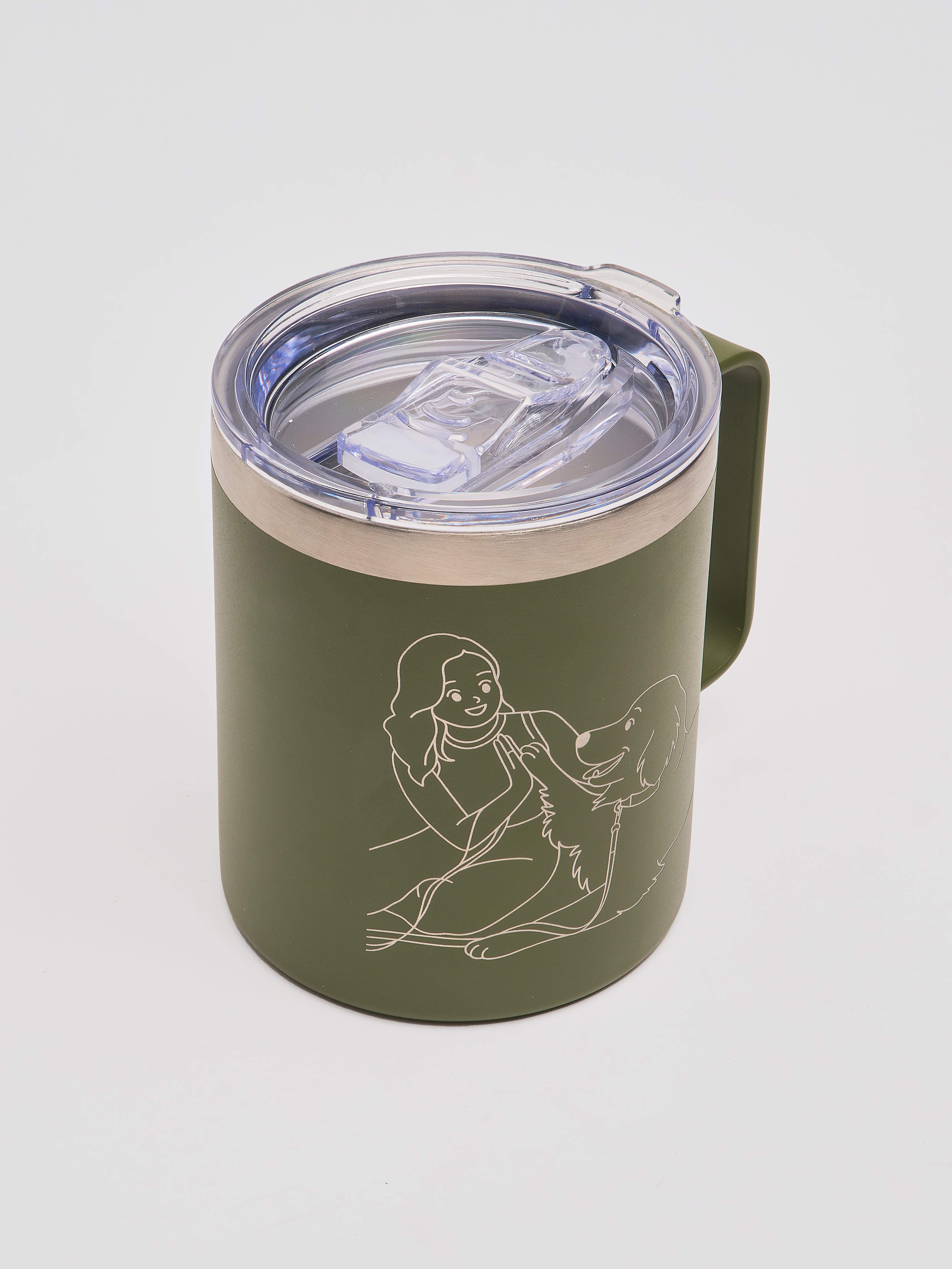 Ollie: Mug (12oz) - Forest Green