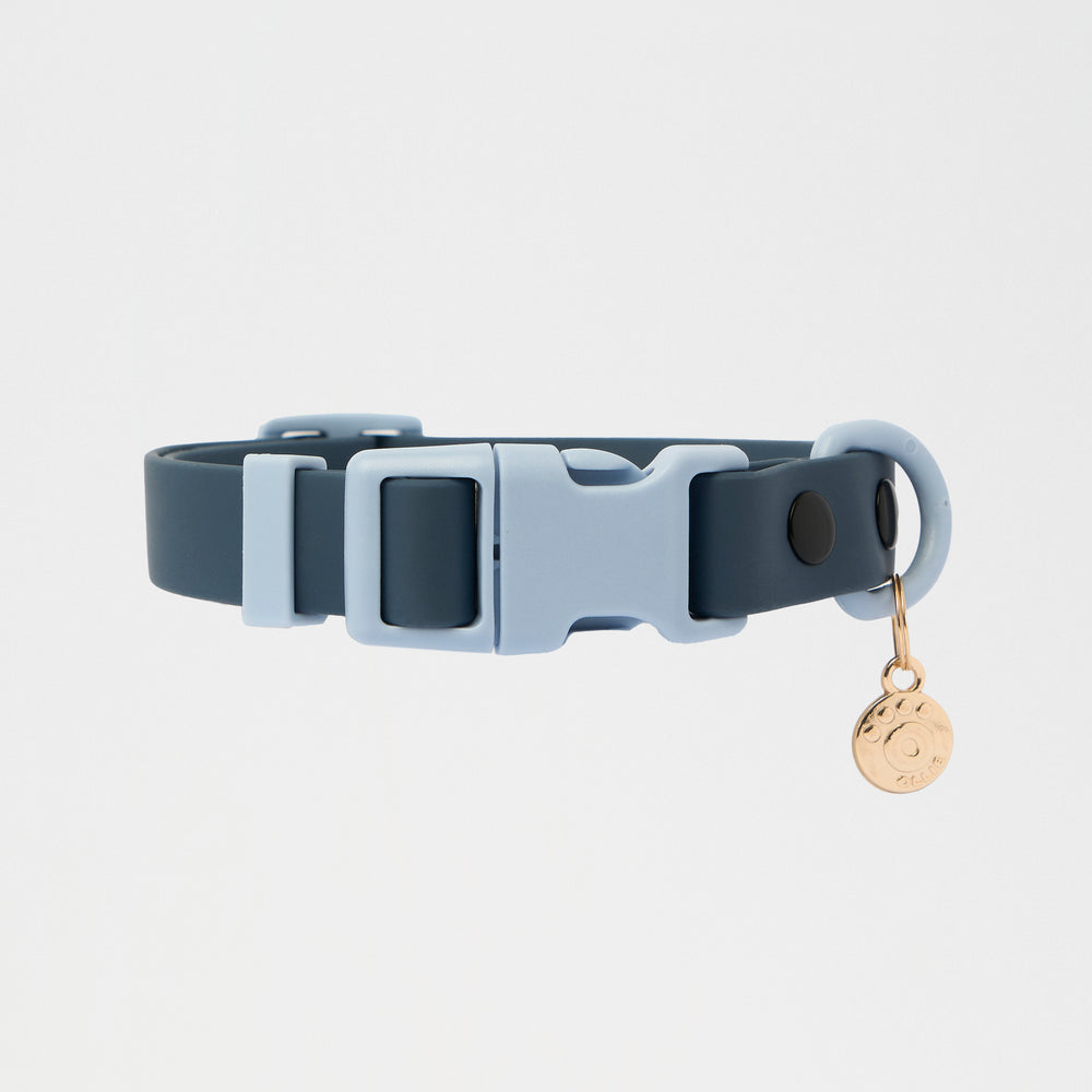 Ollie Walkies Classic - Collar and Leash Set - Navy