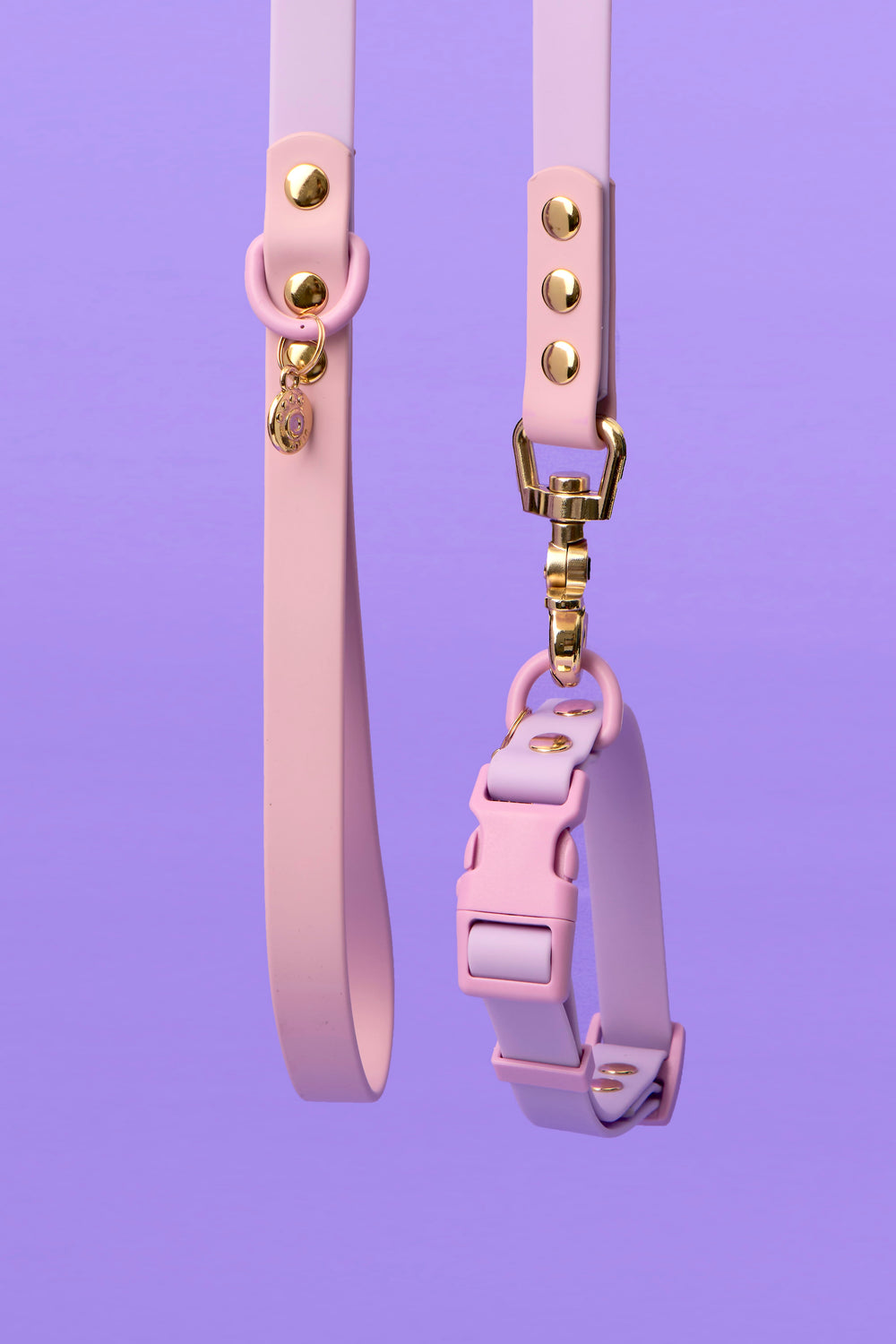 Ollie Walkies Classic - Collar and Leash Set - Lilac