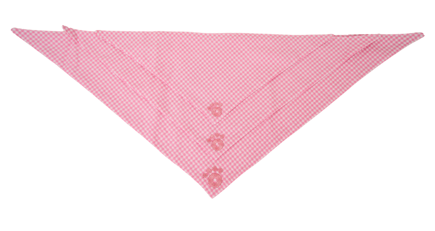 Ollie Bandana: Checkered Pink